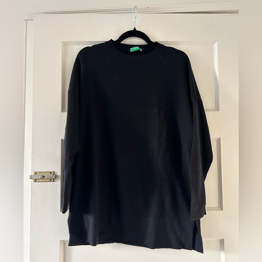 United Color of Benetton black wool sweater